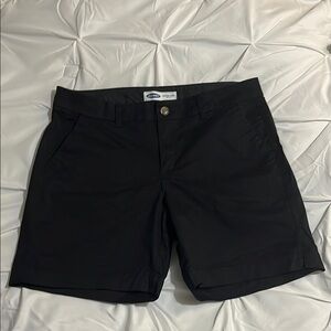 Old Navy Everyday Shorts Mid Rise Black Size 14